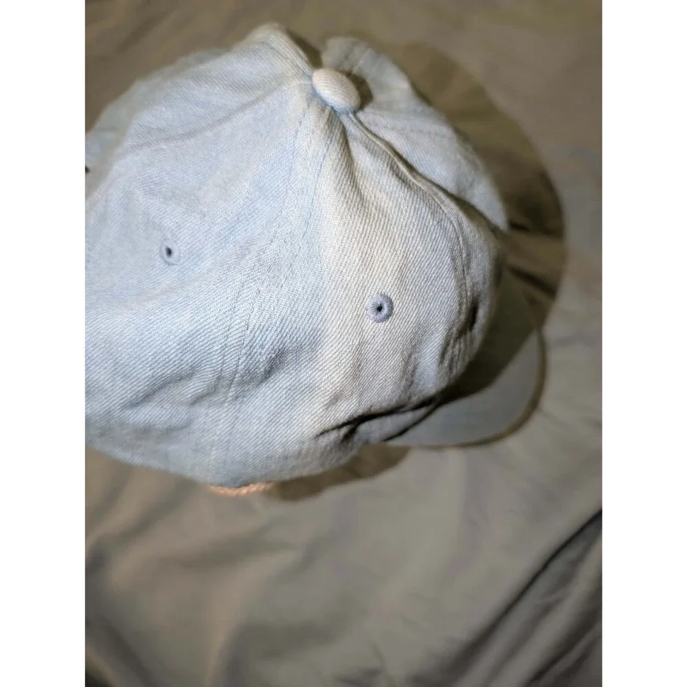 OBEY Hat Adjustable Light Blue Snap Back Baseball Cap